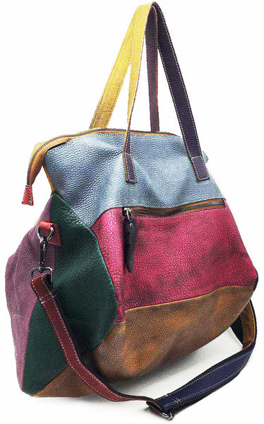 Taiwan Lee Kee Leather Goods Lee Kee original handmade genuine leather hand rubbed color large tote bag No. 9135 first layer cowhide bag leather original handmade genuine leather leather goods