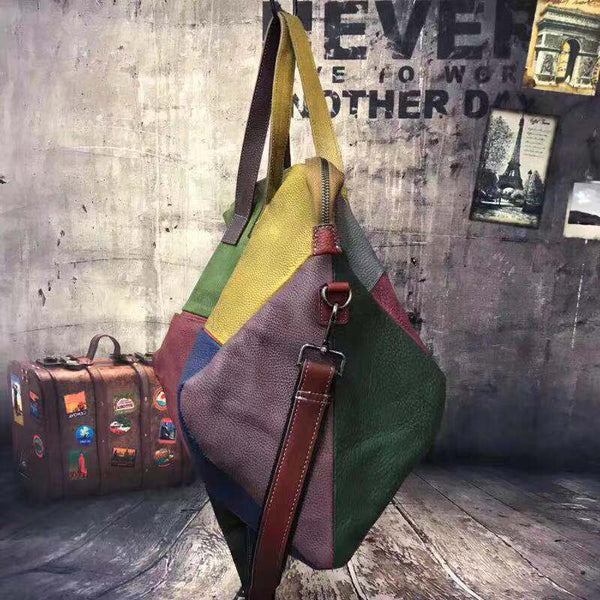 Taiwan Lee Kee Leather Goods Lee Kee original handmade genuine leather hand rubbed color large tote bag No. 9135 first layer cowhide bag leather original handmade genuine leather leather goods