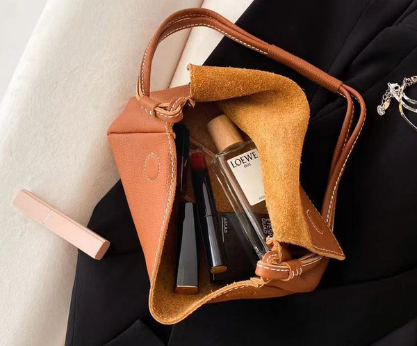 台灣李記皮具 李記 原創真皮手工 韓国版本物のバ手作り單肩包953號原創手工真皮 皮件