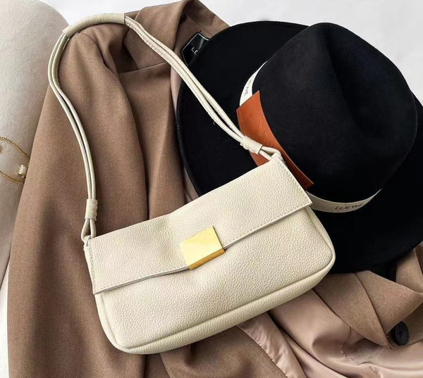 台灣李記皮具 李記 原創真皮手工 韓国版本物のバ手作り單肩包953號原創手工真皮 皮件