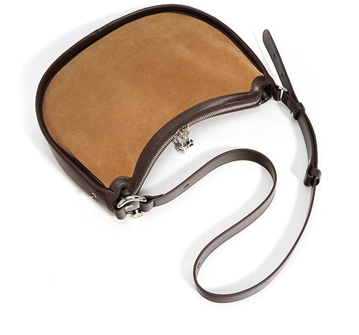 台灣李記皮具 李記 原創真皮手工 手触りが心地良くて磨砂皮馬鞍包9632A號原創手工真皮 皮件