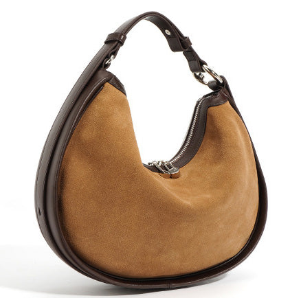 台灣李記皮具 李記 原創真皮手工 手触りが心地良くて磨砂皮馬鞍包9632A號原創手工真皮 皮件