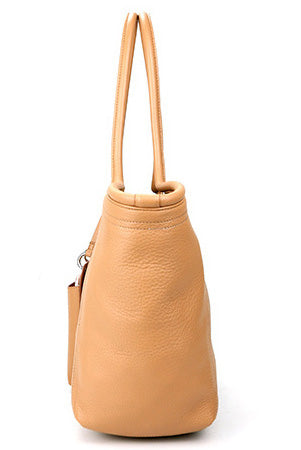 Taiwan Lee Kee Leather Goods Lee Kee original handmade leather Korean version 더백 simple large capacity handbag No. D113 original handmade leather goods