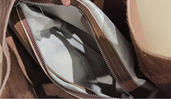 Taiwan Lee Kee Leather Goods Lee Kee original handmade genuine leather soft cowhide ット simple bucket-shaped tote bag No. F161 original handmade genuine leather leather goods