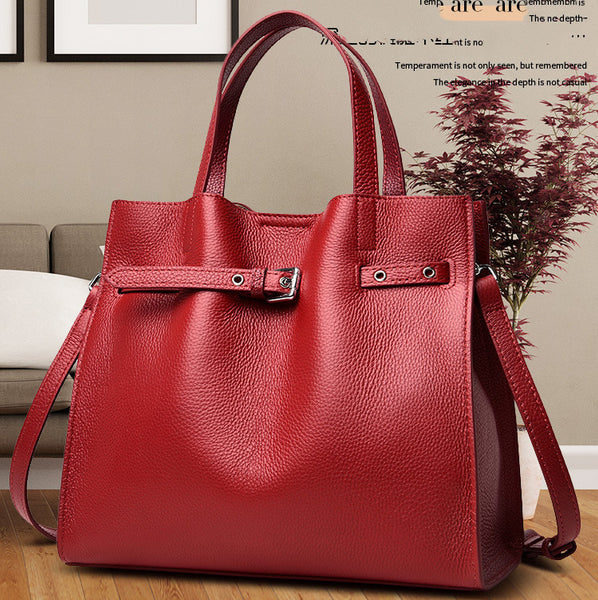 台灣李記皮具 李記 原創真皮手工 柔軟 舒適 時尚優雅手提包H3510號原創手工真皮 皮件