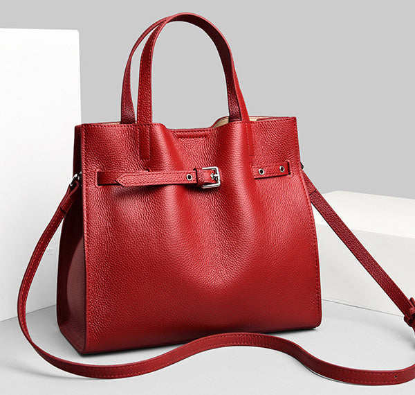 台灣李記皮具 李記 原創真皮手工 柔軟 舒適 時尚優雅手提包H3510號原創手工真皮 皮件