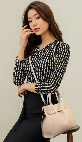 台灣李記皮具 李記 原創真皮手工 柔軟 舒適 時尚優雅手提包H3510號原創手工真皮 皮件