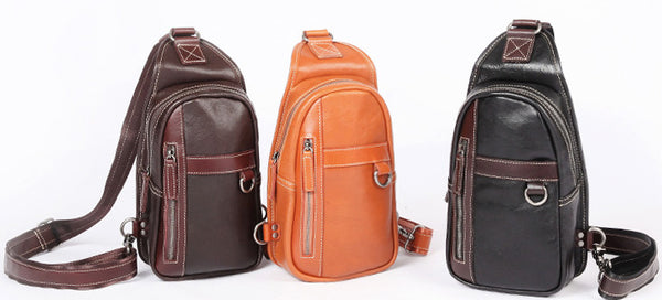 台灣李記皮具 李記 原創真皮手工 解放雙手 街頭 植鞣皮 隨身胸包R6281號原創手工真皮 皮件