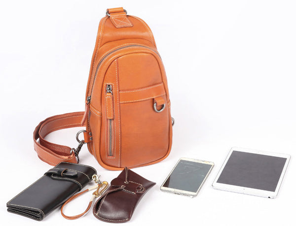 台灣李記皮具 李記 原創真皮手工 解放雙手 街頭 植鞣皮 隨身胸包R6281號原創手工真皮 皮件