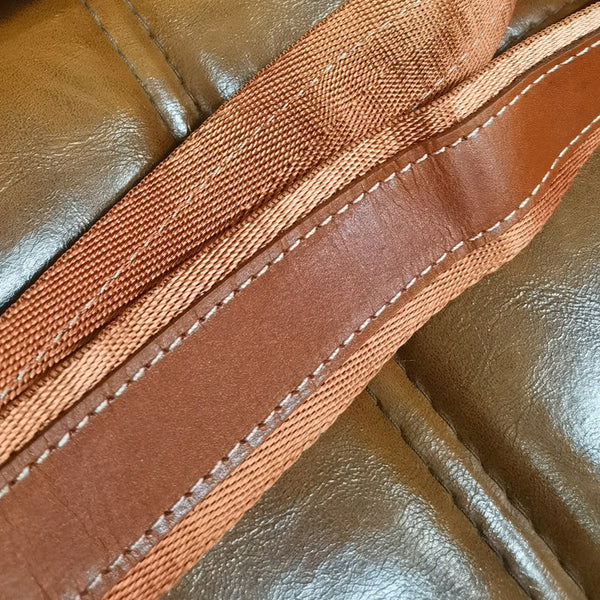 台灣李記皮具 李記 原創真皮手工 解放雙手 街頭 植鞣皮 隨身胸包R6281號原創手工真皮 皮件