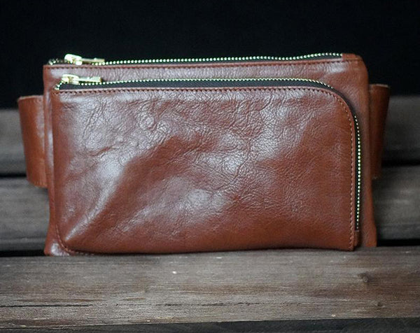 台灣李記皮具 李記 原創真皮手工 簡約Chest pack手機胸包 S002號原創手工真皮 皮件