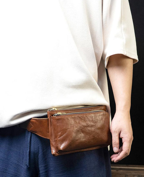 台灣李記皮具 李記 原創真皮手工 簡約Chest pack手機胸包 S002號原創手工真皮 皮件