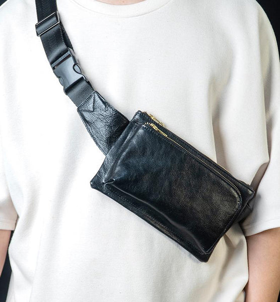 台灣李記皮具 李記 原創真皮手工 簡約Chest pack手機胸包 S002號原創手工真皮 皮件