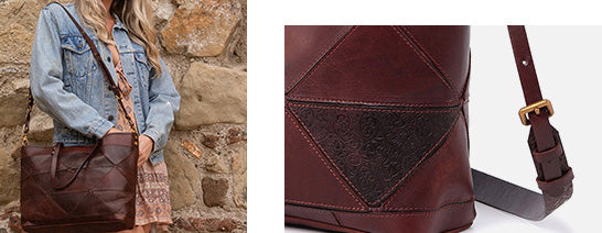 台灣李記皮具 李記 原創真皮手工 手作ハ本革レグ幾何拼接托特包cx01號原創手工真皮 皮件