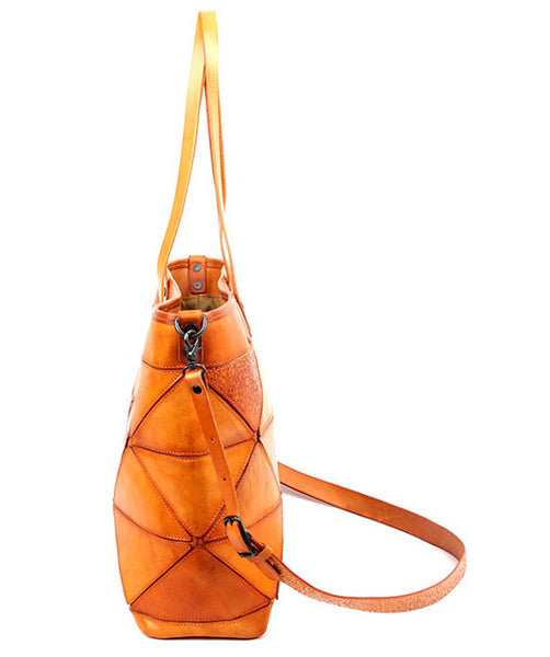 台灣李記皮具 李記 原創真皮手工 手作ハ本革レグ幾何拼接托特包cx01號原創手工真皮 皮件