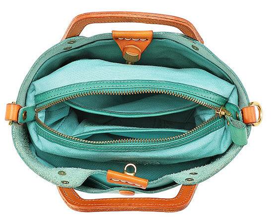 Taiwan Lee Kee Leather Goods Lee Kee original handmade genuine leather high-end simple temperament atmospheric retro handbag cx02 original handmade genuine leather leather goods