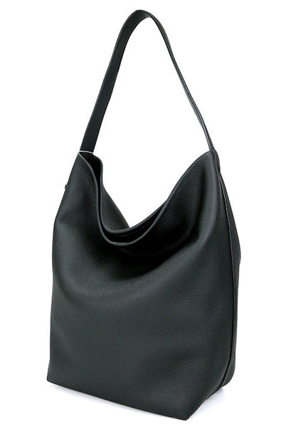 Taiwan Lee Kee Leather Goods Lee Kee Original Genuine Leather Handmade Soft Cowhide Casual Large Capacity Bucket Bag No. D112 Original Handmade Genuine Leather Leather Goods