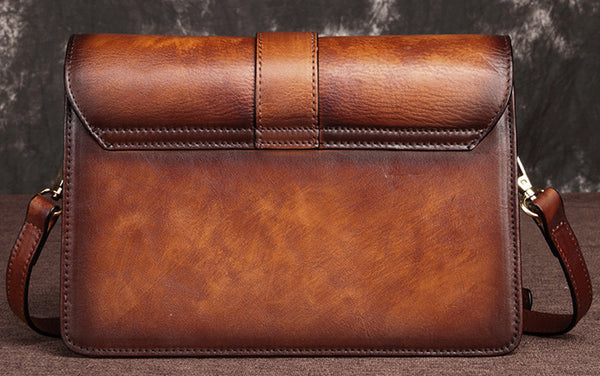 台灣李記皮具 李記 原創真皮手工 歐美 真皮 復古休閒方包i8053號原創手工真皮 皮件