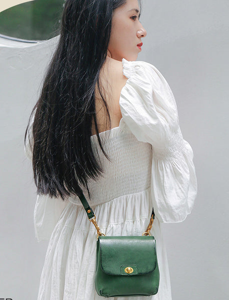 台灣李記皮具 李記 原創真皮手工 復古ッ植鞣牛革グ休閒小方包i8891號原創手工真皮 皮件