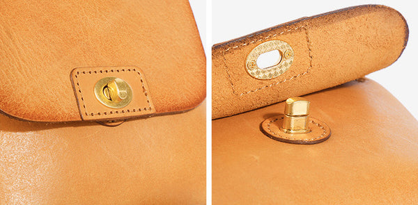 台灣李記皮具 李記 原創真皮手工 復古ッ植鞣牛革グ休閒小方包i8891號原創手工真皮 皮件