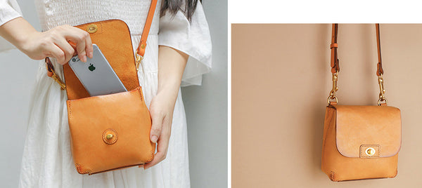 台灣李記皮具 李記 原創真皮手工 復古ッ植鞣牛革グ休閒小方包i8891號原創手工真皮 皮件