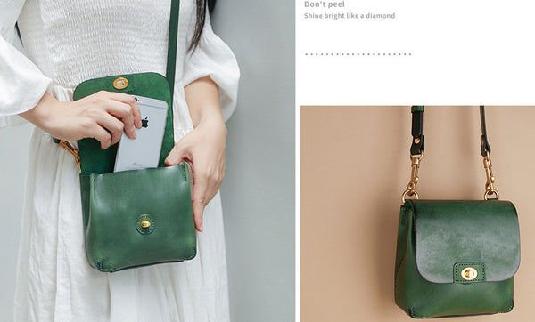 台灣李記皮具 李記 原創真皮手工 復古ッ植鞣牛革グ休閒小方包i8891號原創手工真皮 皮件