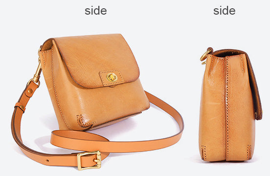 台灣李記皮具 李記 原創真皮手工 復古ッ植鞣牛革グ休閒小方包i8891號原創手工真皮 皮件