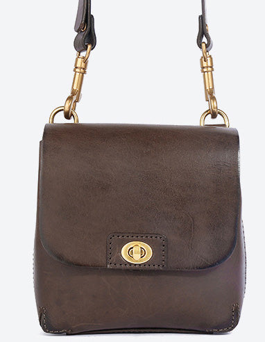 台灣李記皮具 李記 原創真皮手工 復古ッ植鞣牛革グ休閒小方包i8891號原創手工真皮 皮件