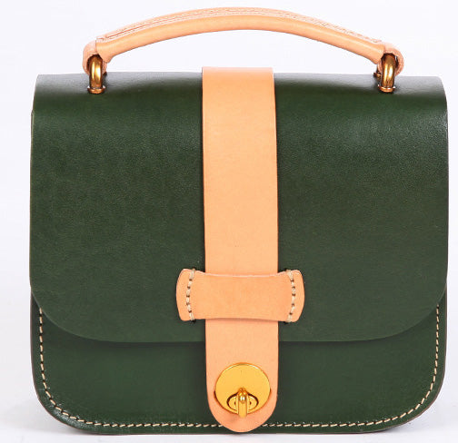 台灣李記皮具 李記 原創真皮手工 本革ッグ小方形バ拉鏈式小包j024號原創手工真皮 皮件