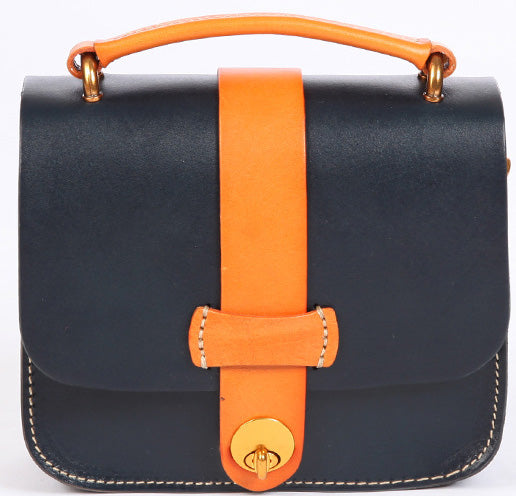 台灣李記皮具 李記 原創真皮手工 本革ッグ小方形バ拉鏈式小包j024號原創手工真皮 皮件