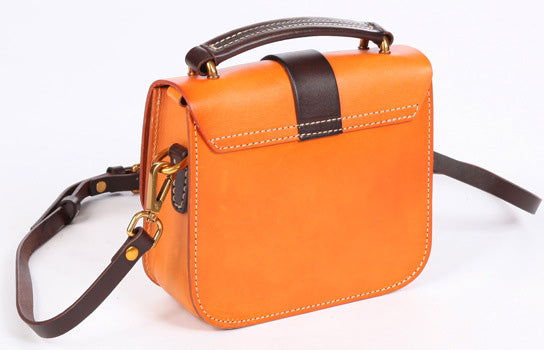 台灣李記皮具 李記 原創真皮手工 本革ッグ小方形バ拉鏈式小包j024號原創手工真皮 皮件