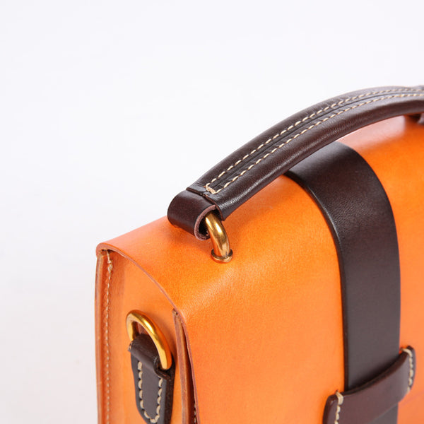 台灣李記皮具 李記 原創真皮手工 本革ッグ小方形バ拉鏈式小包j024號原創手工真皮 皮件