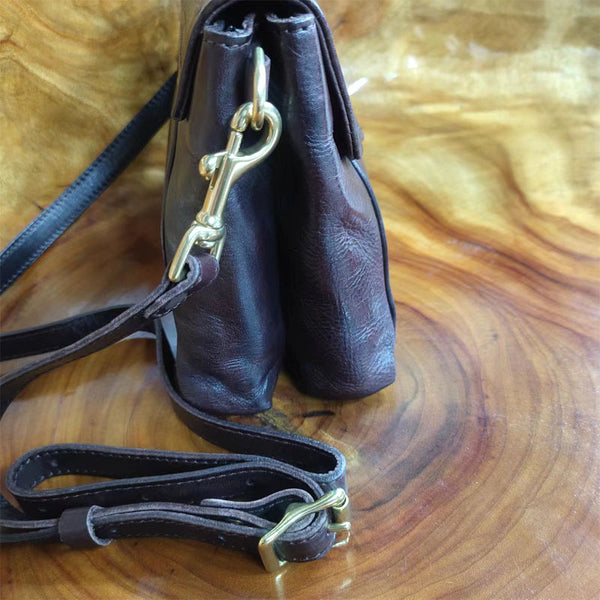 台灣李記皮具 李記 原創真皮手工 水洗皮 二重隔袋 斜唄包jd6222號原創手工真皮 皮件