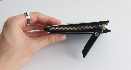 Taiwan Lee Kee Leather Goods Lee Kee original handmade leather ultra-thin diamond sheepskin bag No. B627 first layer cowhide bag leather original handmade leather leather goods