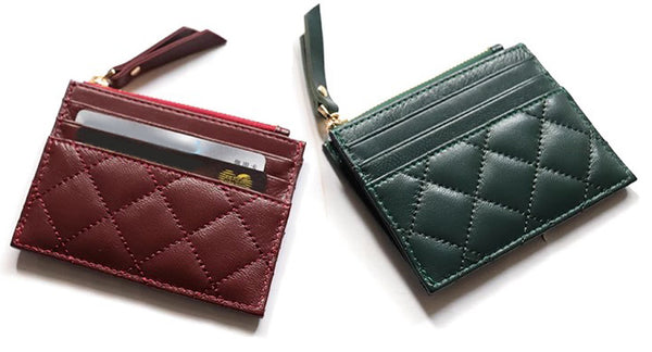 Taiwan Lee Kee Leather Goods Lee Kee original handmade leather ultra-thin diamond sheepskin bag No. B627 first layer cowhide bag leather original handmade leather leather goods