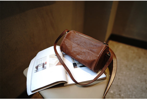 Taiwan Lee Kee Leather Goods Lee Kee Original Leather Handmade Leather Workshop Waki's Bag Boston Bag No. M4411 First-layer Cowhide Bag Leather Original Handmade Leather Leather Goods