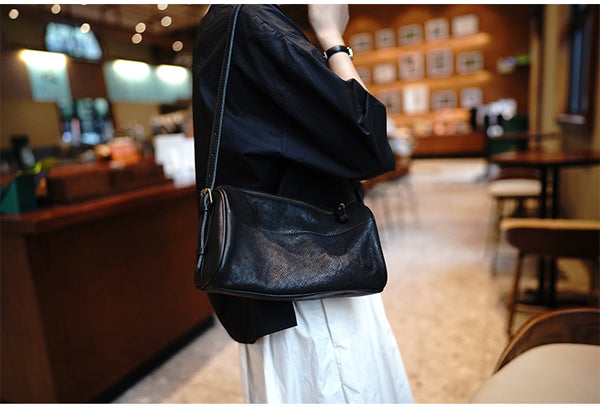 Taiwan Lee Kee Leather Goods Lee Kee Original Leather Handmade Leather Workshop Waki's Bag Boston Bag No. M4411 First-layer Cowhide Bag Leather Original Handmade Leather Leather Goods
