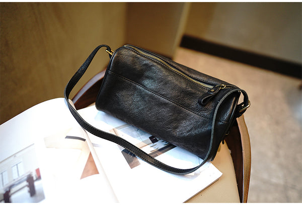 Taiwan Lee Kee Leather Goods Lee Kee Original Leather Handmade Leather Workshop Waki's Bag Boston Bag No. M4411 First-layer Cowhide Bag Leather Original Handmade Leather Leather Goods