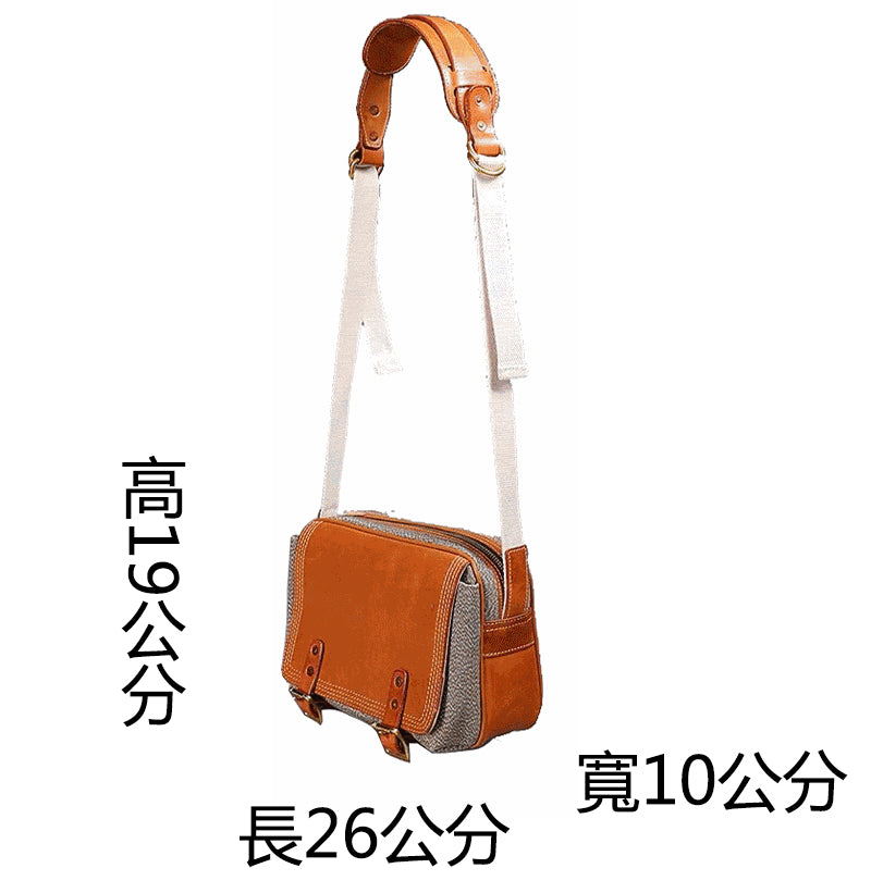 Taiwan Lee Kee Leather Goods Lee Kee original genuine leather handmade pepper and salt messenger bag No. 9939 first layer cowhide bag leather original handmade genuine leather leather goods