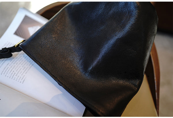Taiwan Lee Kee Leather Goods Lee Kee original genuine leather handmade soft の下の women's bag crossbody shoulder bucket bag No. M1915 first layer cowhide bag leather original handmade leather leather goods