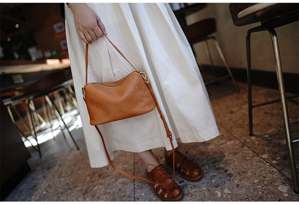 Taiwan Lee Kee Leather Goods Lee Kee original genuine leather handmade first layer cow leather few vintage waki no lower bag No. M1932 first layer cowhide leather bag leather original handmade genuine leather leather goods