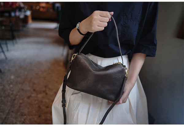 Taiwan Lee Kee Leather Goods Lee Kee original genuine leather handmade first layer cow leather few vintage waki no lower bag No. M1932 first layer cowhide leather bag leather original handmade genuine leather leather goods