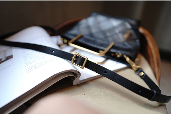 Taiwan Lee Kee Leather Goods Lee Kee original handmade leather geometric mold hand tote bag トート M2016 first layer cowhide bag leather original handmade leather leather goods