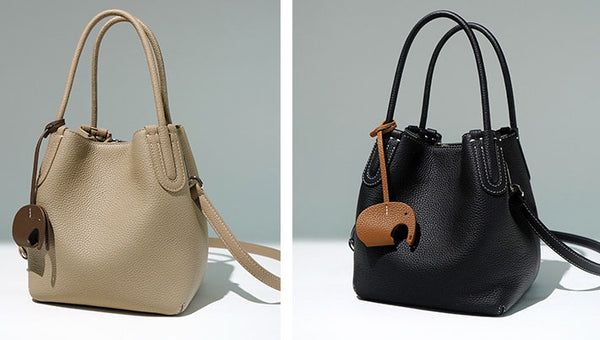 台灣李記皮具 李記 原創真皮手工 高級感簡潔な造形で、菜籃子包M7777號原創手工真皮 皮件