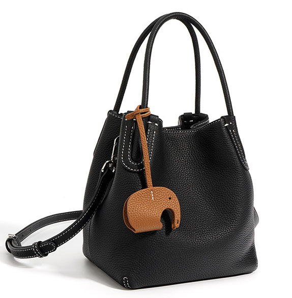 台灣李記皮具 李記 原創真皮手工 高級感簡潔な造形で、菜籃子包M7777號原創手工真皮 皮件