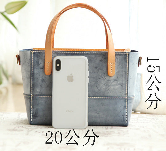 台灣李記皮具 李記 原創真皮手工 霧蠟皮 本革 橫款方形包r040號原創手工真皮 皮件