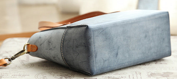 台灣李記皮具 李記 原創真皮手工 霧蠟皮 本革 橫款方形包r040號原創手工真皮 皮件