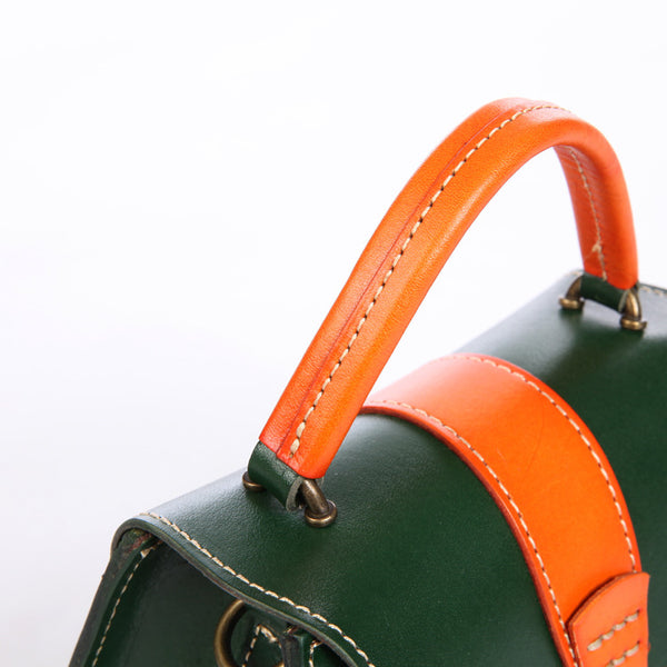 Taiwan Lee Kee Leather Goods Lee Kee Original Handmade Genuine Leather Spring and Summer Vegetable Tanned Leather Lock Bag No. R048 Original Handmade Genuine Leather Goods