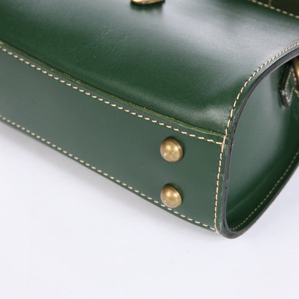 Taiwan Lee Kee Leather Goods Lee Kee Original Handmade Genuine Leather Spring and Summer Vegetable Tanned Leather Lock Bag No. R048 Original Handmade Genuine Leather Goods