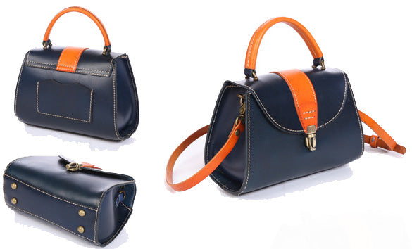 Taiwan Lee Kee Leather Goods Lee Kee Original Handmade Genuine Leather Spring and Summer Vegetable Tanned Leather Lock Bag No. R048 Original Handmade Genuine Leather Goods